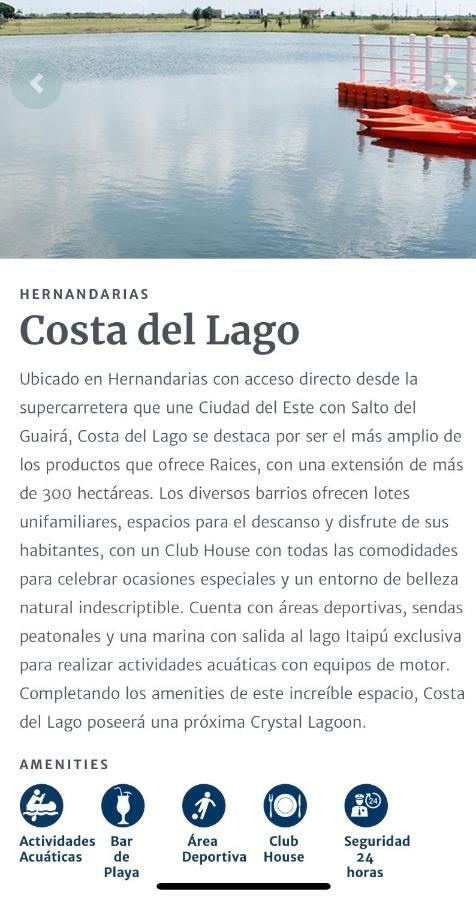 Costa Del Lago-Terrazas Apartment Hernandarias Ngoại thất bức ảnh